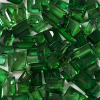 Vibrant and lively collection of baguette cut green chrome tourmaline melee. These gemstones showcase a captivating green hue and come in various shapes, including rectangles and square rectangles, providing a unique and striking appeal.<br><br>Our untrea