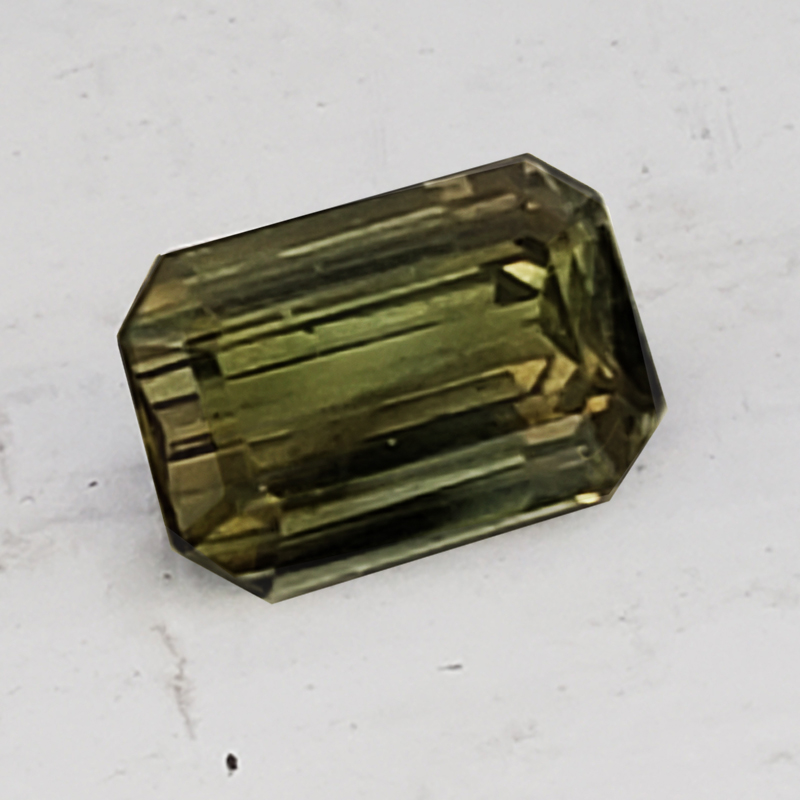 Loose Oval  2 + carat Emerald-Cut Unheated / Untreated Green Sapphire - GS3165ec212.jpg