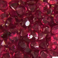 We offer round diamond-cut ruby melee, featuring fine red rubies that are expertly calibrated in sizes starting at 1 mm and increasing in increments of one-tenth of a millimeter. These round rubies are consistently in stock, and we can customize them acco
