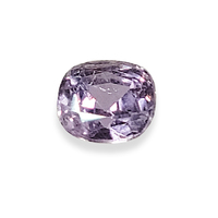 Sparkling antique cushion lilac purple sapphire. This natural unheated light purple sapphire is from Umba is lively.