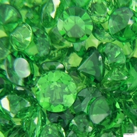 Vivid and radiant diamond-cut round green Tsavorite melee. These calibrated green garnet melee come in a range of intense green shades. The untreated Tsavorites start from 1.4mm in size and are available in larger sizes as well.