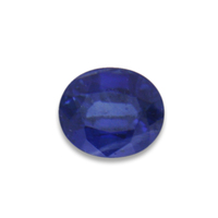 Nice lively oval blue sapphire.  