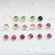 Loose 6mm Cabochon Untreated Pink & Green Maine Tourmaline Parcel