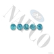 Loose Round Diamond Cut Blue Zircon Melee (Calibrated) 1.5 mm & up