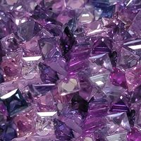 We are proud to present our collection of calibrated princess-cut purple sapphire melee, available in every tenth-of-a-millimeter, starting from 1.7 millimeters and above. This comprehensive selection features an array of enchanting purple shades, encompa