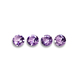 Loose 4 mm Round Rose-De-France Amethyst Melee (Calibrated)