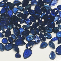 Something old something new like Pear shape blue sapphire melee for you! Pear shape medium to rich blue sapphires in assorted sizes picked and matched to your specifications. 2 to 5mm sizes assorted.