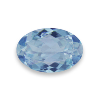 Oval blue Aquamarine with a very nice color. Aquamaire This aquamarine would be perfect for a ring or pendant.