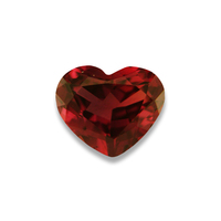 Striking natural untreated heart shape orange sapphire with deep red orange undertones.  This beautiful and rare orange sapphire is from the Umba Valley region of Africa and just a clean, nice heart shape sapphire.