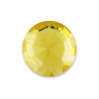 Round canary yellow beryl. This stone is very unique.