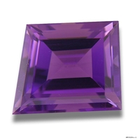 Rich velvety purple amethyst cut in a fancy rectangular shape.  This amethyst as excellent clarity and is cut beautifully in a unique shape.   This very large gem has a great deep purple amethyst color perfect for a designer amethyst pendant or necklace.