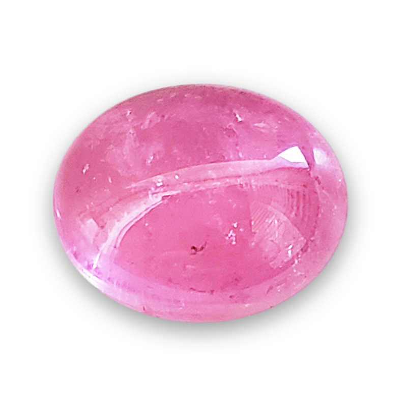 Loose Oval Untreated Bubblegum Pink Tourmaline Cabochon - PKTOcb7500ov950c.jpg