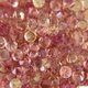 Diamond Cut Round Untreated Orange Sapphire Melee Sapphires ( 1 mm + )