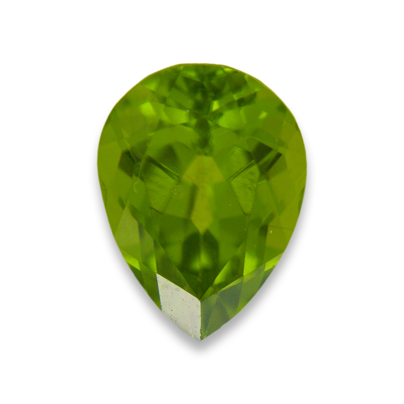 Loose Pear Shape Green Peridot - Untreated Arizona Peridot - PE4052ps323.jpg