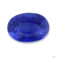 Natural unheated oval royal blue sapphire comes with a GIA certificate. This fine blue sapphire is clean and very lively. Really nice sapphire.