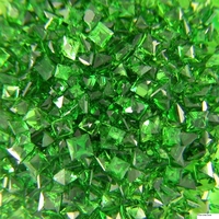 We have vibrant and lively princess-cut square green Tsavorite melee in stock. These calibrated square green garnet melee showcase various shades of green, as is typical of Tsavorite gemstones. The untreated tsavorites are available in sizes starting from