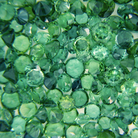Experience the vibrancy and liveliness of our untreated round green tourmaline melee. These gemstones come in a captivating array of shades, ranging from lighter greens to deep medium greens. Starting at approximately 2.5 mm and going up to 4.5 mm in diam